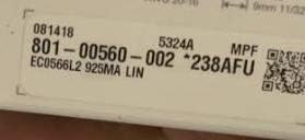 ECOdrive 566/L 925MA LIN ECOdrive 50W 0-10V + AUX 1 control channel constant current 1x 55V output side feed long metal 238AFU