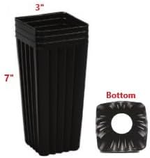 Stuewe &amp Sons – Mini Treepot Growing Kit – MT37 – 3” x 7” Pots with Heavy Duty 20 Pocket Holding Trays – 2 Pack
