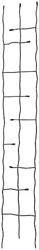 BestNest Panacea Forged Narrow Twig Trellises Black 72 H 10 Pack | Durable Metal Plant Supports for Vines Flowers &amp Vegetables | Decorative Garden Trellis for Outdoor &amp Indoor Vertical Ga