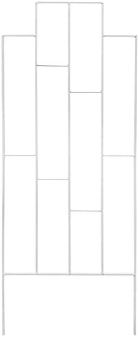 American GardenWorks Contemporary Trellis Slate Colored 64 Inches H Gray