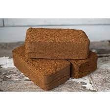 Home and Country Coco Coir Brick 50 Lbs Triple Washed Low EC Coconut Fiber Potting Soil Alternative for Indoor Plants Gardening Essentials and Mulch Compost Base