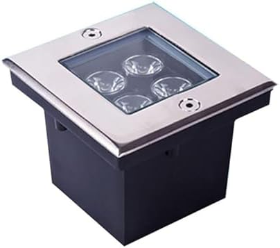 Outdoor Landscape Spotlights Underwater Pond Lights LED Spotlight Outdoor Recessed LED Light for Terrace for Gardens Paths of Swimming Pools Illumination Lights(Green 4W(