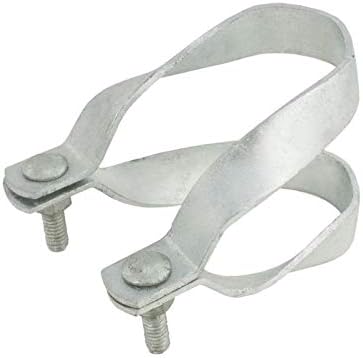 Cross-Connector (Purlin Bracket) for Greenhouse - Galvanized Steel (12 Pack w/Bolts) (1 5/8 x 1 5/8)