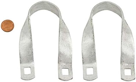 Cross-Connector (Purlin Bracket) for Greenhouse - Galvanized Steel (12 Pack w/Bolts) (1 5/8 x 1 5/8)