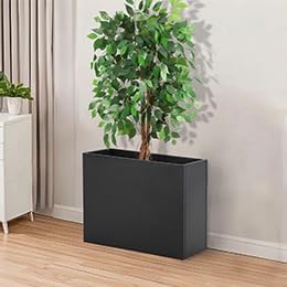 CABIHOME Steel Raised Garden Bed - Large Steel Planter Box Anti-Rust Metal Grow Box for Vegetables Patio Balcony Backyard