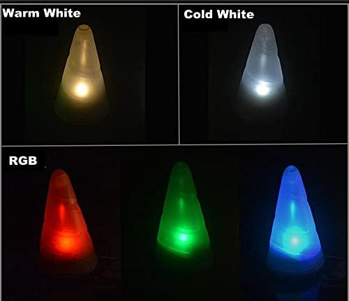 Solar Light Pack of 3 Garden Solar Lamp Lights for Outdoor Pond Landscape Decorations Solar Powered Waterproof Ice Lamp Powered Spotlight (Emitting Color : RGB) (Warm White)