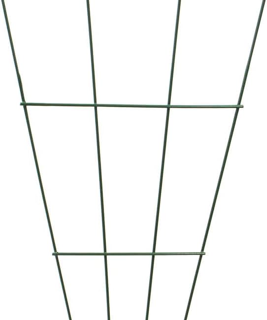 Panacea Products 89635 Garden Pot Trellis Fan Green Steel 36 x 15-in. - Quantity 12