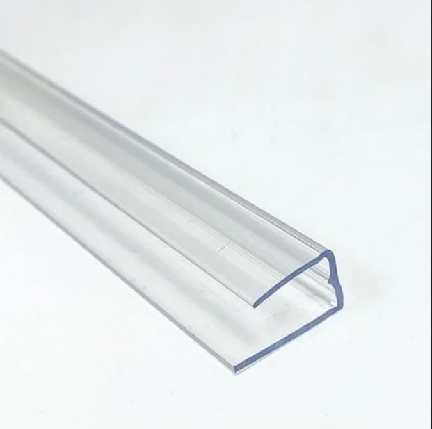 Polycarbonate Greenhouse Panels U Connector - 20 Pieces 2ft Length Prevent Dust Rain &amp Moisture from Getting into Twin-Wall Panels Fit 6mm or 4mm (0.2 in) Panels (U Connectors 6mm-2ft)