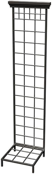 Panacea Mission Pot Trellis with Base Set of 2 – 57.5 H Black Metal Trellises for Potted Plants – Mission-Style Garden Trellis with 13 Bases for Indoor or Outdoor Plant Support &amp Vertical Growt