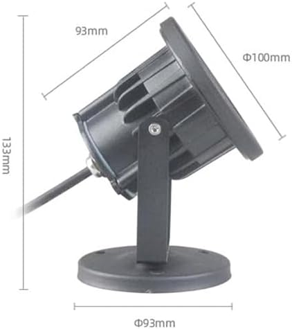 Outdoor Landscape Spotlights IP67 Waterproof Outdoor LED Spotlight - Spotlight Led Beam Light Long Distance Irradiation Narrow Beam Lamp AC 90-260V LED Outdoor Floodlig