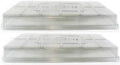 Plant Tray Clear Plastic Humidity Domes: Pack of 10 - Fits 10 Inch x 20 Inch Garden Germination Trays - Greenhouse Grow Covers Limited Edition