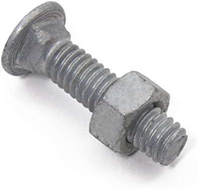 Cross-Connector (Purlin Bracket) for Greenhouse - Galvanized Steel (12 Pack w/Bolts) (1 3/8 x 1 3/8)