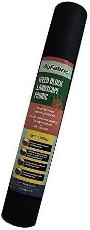 Agfabric Weed Barrier Landscape Fabric WB30-3x50ft Heavy Non-Woven Ground Cover for Gardening Mat and Raised Bed Eco-Friendly and Weed Control