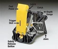 Mole Trap Glass-Filled Nylon