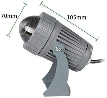 Sconces Wall Light Creative 10w Spotlight LED Outdoor Waterproof IP65 Long-Range Beam Light Outdoor Exterior Wall Spotlight Long Shot Beam Light Projection Light Wash Column (White