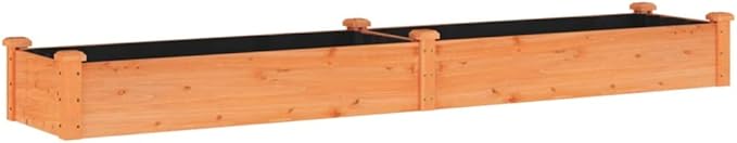 SKM Garden Raised Bed Brown Solid fir Wood Large Garden Raised BedBrown (Weight 16.98KG)