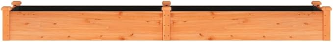 SKM Garden Raised Bed Brown Solid fir Wood Large Garden Raised BedBrown (Weight 16.98KG)