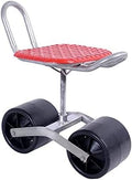 Portable Garden Stool Gardening Stool with Wheels Height Adjustable 25-35CmUsed for Painting Cleaning Car Repair and Other TasksCollector88