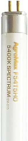 8-Pack 4 Foot (45.75) 5400K Super Veg T5 Fluorescent Grow Light Bulbs - (8) F54T5HO Bulbs