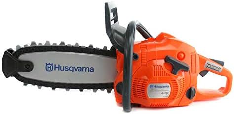 Husqvarna 125B Kids Toy Battery Operated Leaf Blower &amp Chainsaw Pretend Play Set