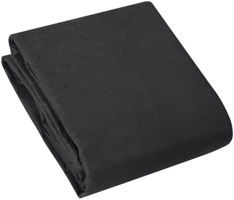 Weed Barrier Ground Cover Mat Black Geotextile Fabric 15x20 Feet 4 Ounce Garden Weed Control
