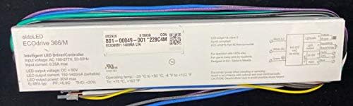 ECOdrive 366/M 1400MA LIN Ecodrive AC 30W 0-10V+aux constant current 1x 55V output flying leads long metall 228C4M EC0366M1 1400MA LIN