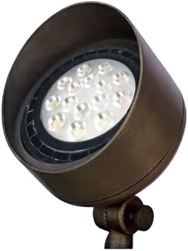 Alliance Outdoor Lighting BL400-BT Bluetooth Bullet Light Integrated LED Bluetooth Landscape Lighting Color Changing Driveway Spotlight. Solid Brass 4.25 in x 5 in x 1.75 in Single Light Fixture