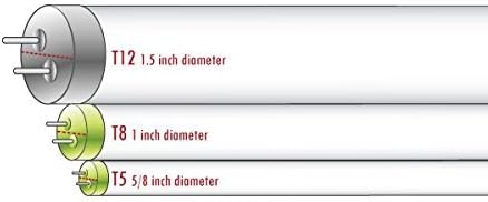 LightWise LWF54T5HO865 8pack 4 FT 6500K T5 HO Fluorescent Grow Light Bulbs (8 6500k - Blue - Veg)