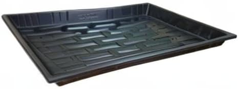 Growing Trays 1020 Plant Nursery Trays Heavy Duty Seed Starter Flat Seedling Tray for 72/128 Cell Plug Tray Transplant Growing Microgreens (21×11 10 Pack 1.6 Deep Without Holes)