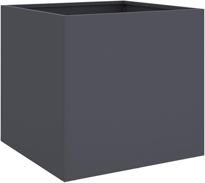 PlanterMultifunctional Raised BedPlant Privacy FenceBalcony Planter BedsHerb PlantersGreenhouse Planterfor HerbsFlowersOutdoorVegetablesAnthracite 16.5x15.7x15.4 Cold-rolled Steel