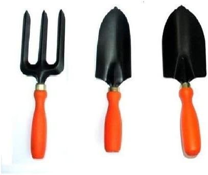 Urantex® Gardening Three Piece Garden Tools Set Aluminum Alloy Tools Two Color Handle