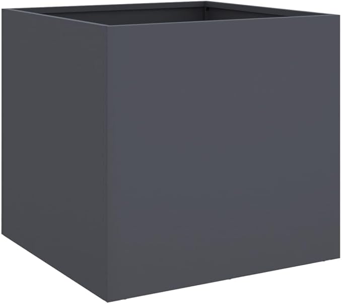 PlanterMultifunctional Raised BedPlant Privacy FenceBalcony Planter BedsHerb PlantersGreenhouse Planterfor HerbsFlowersOutdoorVegetablesAnthracite 16.5x15.7x15.4 Cold-rolled Steel
