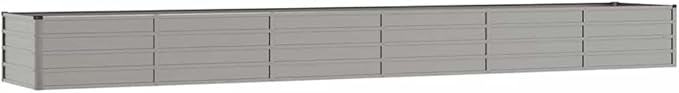 Garden Raised Bed Rusty Corten Steel 189x31.5x17.7 inch Large Planter Box for Outdoor Plants Rectangular Garden Beds Outdoor Durable Metal Steel Rustic Finish
