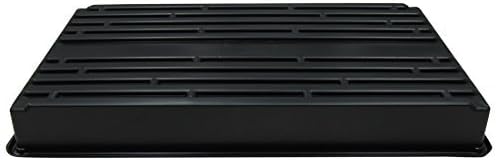 10x20 Inch Black Plastic 50 Pack Plant Propagation Tray – Growing Trays for Garden Planting Seedling Soil &amp Hydroponic Horticulture - Microgreen Trays Grow Plants - No Drain Holes