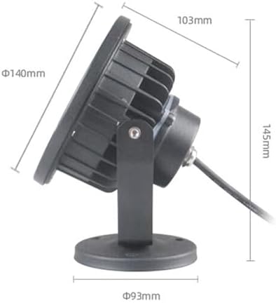 Outdoor Landscape Spotlights IP67 Waterproof Outdoor LED Spotlight - Spotlight Led Beam Light Long Distance Irradiation Narrow Beam Lamp AC 90-260V LED Outdoor Floodlig
