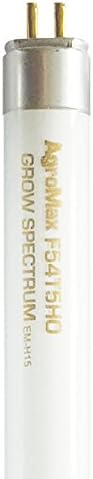 25-Pack 4 Foot (45.75) 6400K Grow T5 Fluorescent Grow Light Bulbs - (25) F54T5HO Bulbs
