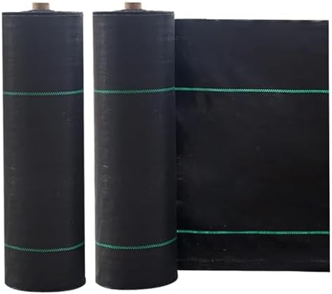 Weed Control Membrane - Durable Geotextile Landscape Fabric 0.9m x 200m Effective Weed Barrier for Garden Planting &amp Mulching Heavy-Duty Garden Protection