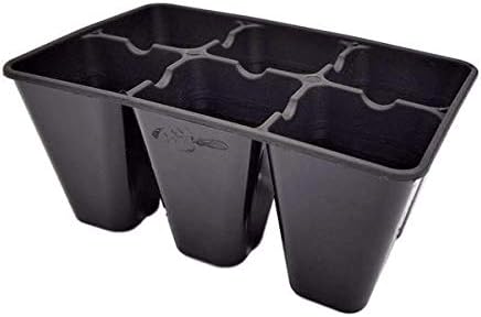 Bootstrap Farmer 6 Cell Extra Strength Seed Starter Trays 120 Pack (720 Cells) Garden Inserts