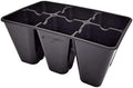 Bootstrap Farmer Extra Strength 6 Cell Seedling Starter Trays 60 Pack (360 Cells) for Seed Germination and Plant Propagation Planting Starting Plugs