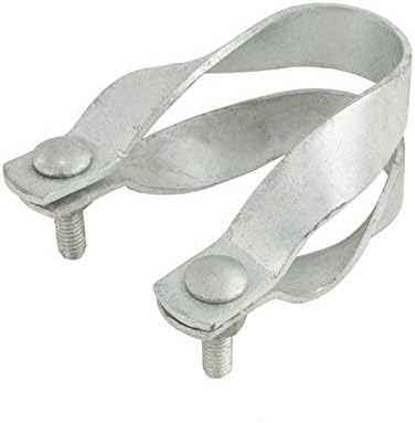Cross-Connector (Purlin Bracket) for Greenhouse - Galvanized Steel (12 Pack w/Bolts) (1 3/8 x 1 3/8)