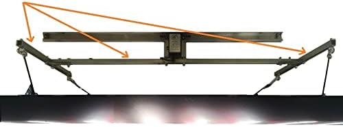 New 34” Robo Bar Only for Stabilizing Larger LED Grow Lights Light Rail Light Mover Solidly Made in The USA