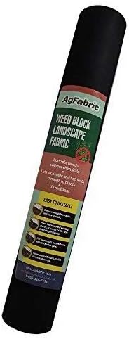 Agfabric Landscape Fabric Weed Barrier Non-woven Fabric 5x100ft 2.3oz Ground Cover Garden MatsGarden weed barrier fabric