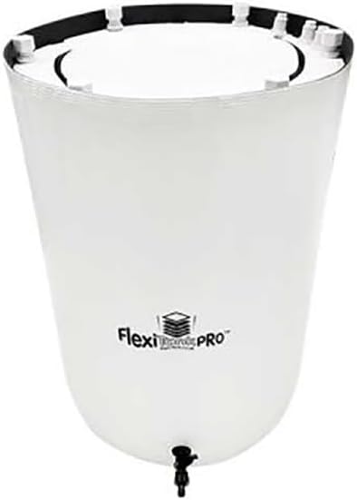 AutoPot Tray2Grow System - Tray2Grow with Planter Bag and 25 Gal PRO FlexiTank - Self-Watering Gravity-Fed Hydroponic Indoor System Black