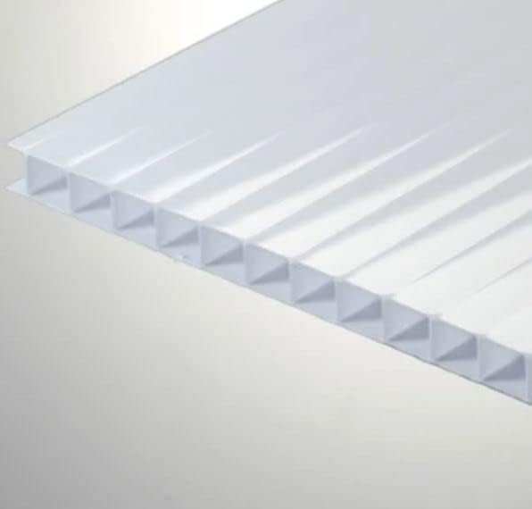 Multi-Wall or Twin Wall | Polycarbonate Panels | 23.75 x 47.75 | Thickness 6MM | Elevator Light Cover | Fire Rated | Color:White