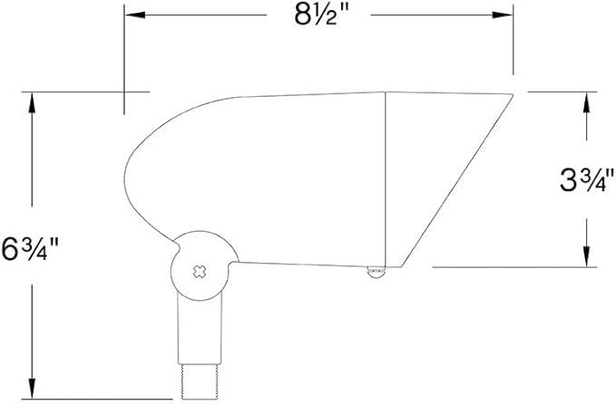 Hinkley 120V LED Accent Spot Light Convex Clear Tempered Glass Traditional Style Aluminum Verde Finish