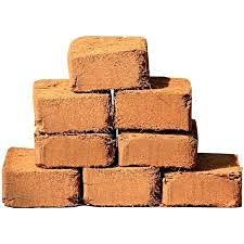 Home and Country Coco Coir Brick 50 Lbs Triple Washed Low EC Coconut Fiber Potting Soil Alternative for Indoor Plants Gardening Essentials and Mulch Compost Base