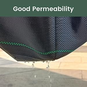 Driveway Fabric 2.4 OZ 3 x 300 FT Landscape Barrier Fabric Weed Barrier Fabric Heavy Duty for Flower Bed Driveway and Greenhouse