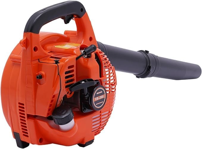 Handheld Gas Blower750W 2-Stroke Cycle Commercial Gasoline Powered Leaf Blower Grass Sweeper with Air Cooling for Lawn Care Sweeping Fallen Leaves Snow Blowing (2 Stroke 25.4CC)