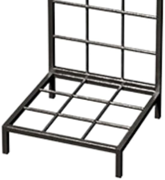 Panacea Mission Pot Trellis with Base Set of 2 – 57.5 H Black Metal Trellises for Potted Plants – Mission-Style Garden Trellis with 13 Bases for Indoor or Outdoor Plant Support &amp Vertical Growt
