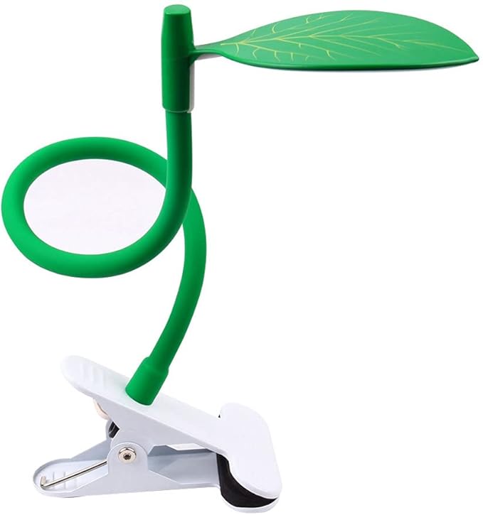 21LEDs Grow Light with Flexible Gooseneck Clip for Indoor Plants Energy-Efficient LED Plant Lamp with Timer Brightness &amp Humidity Control LCD Display for Greenhouse Gardening